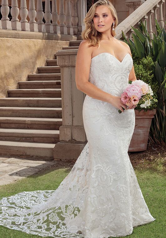 Casablanca Bridal 2326 Darby Mermaid Wedding Dress - 3