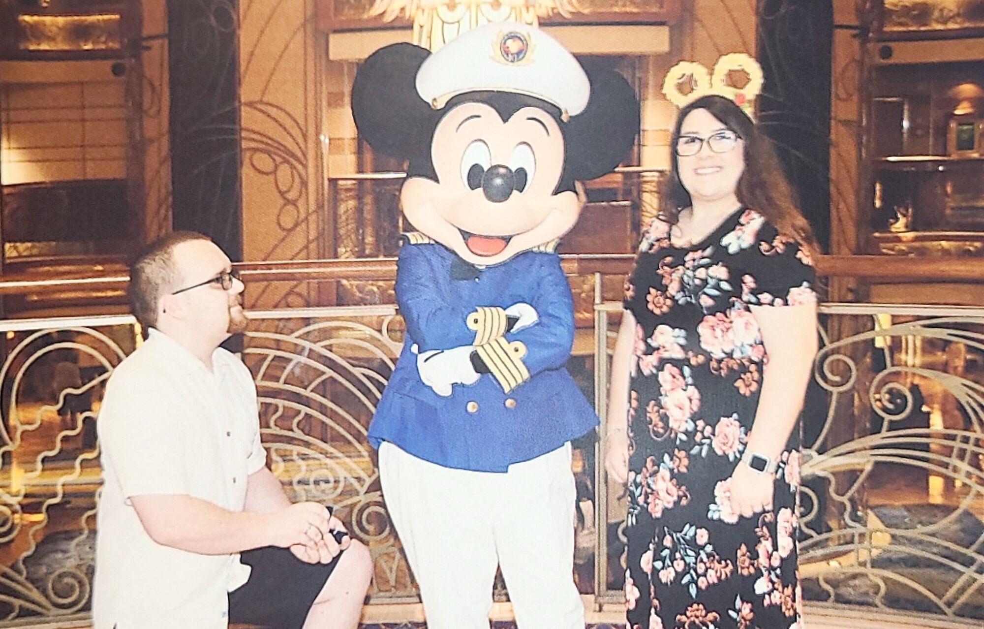 Picture of Engagement Photo on Disney Cruise