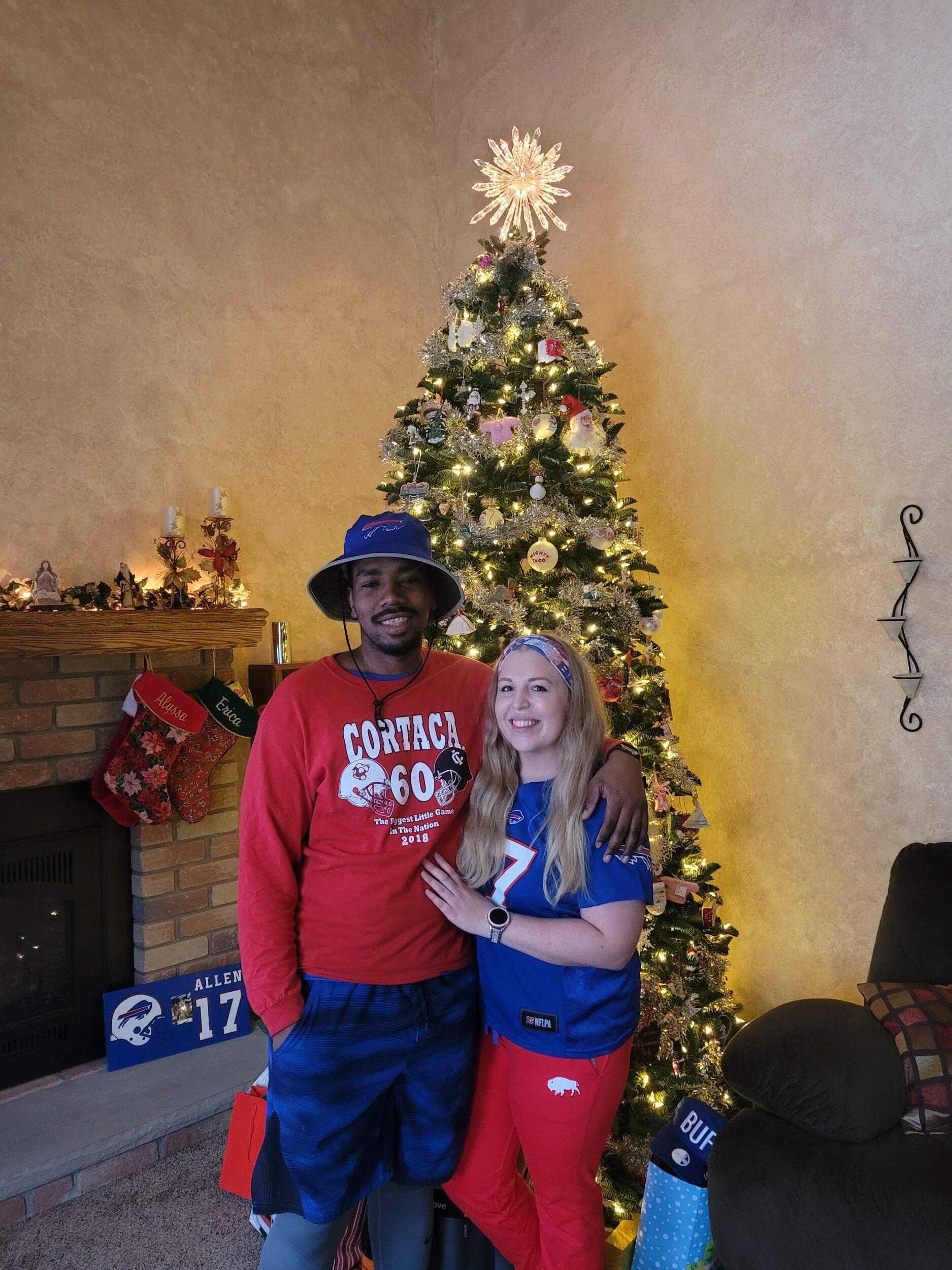 Bills watching party at the Stoeckl household!