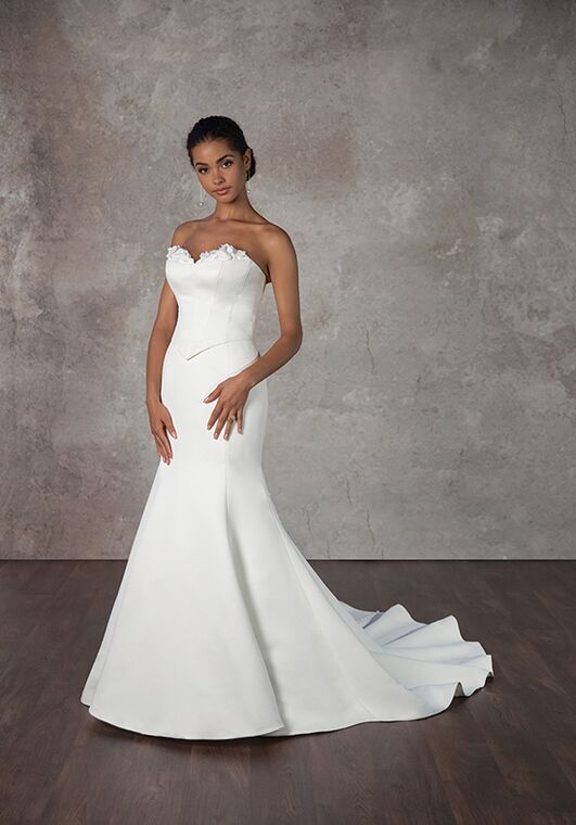 Essense of Australia D4115 Fit-and-Flare Wedding Dress - 2