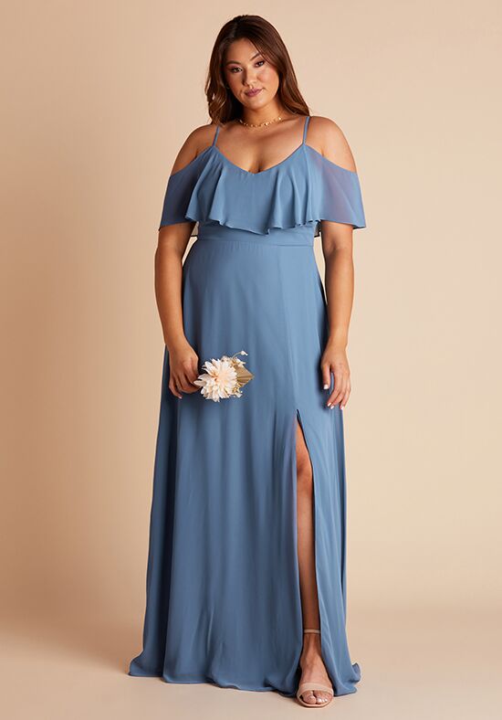 Birdy Grey Jane Convertible Dress Curve in Twilight V-Neck Bridesmaid Dress - 1