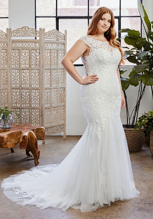 Beloved by Casablanca Bridal BL329 Darcey Mermaid Wedding Dress - 2