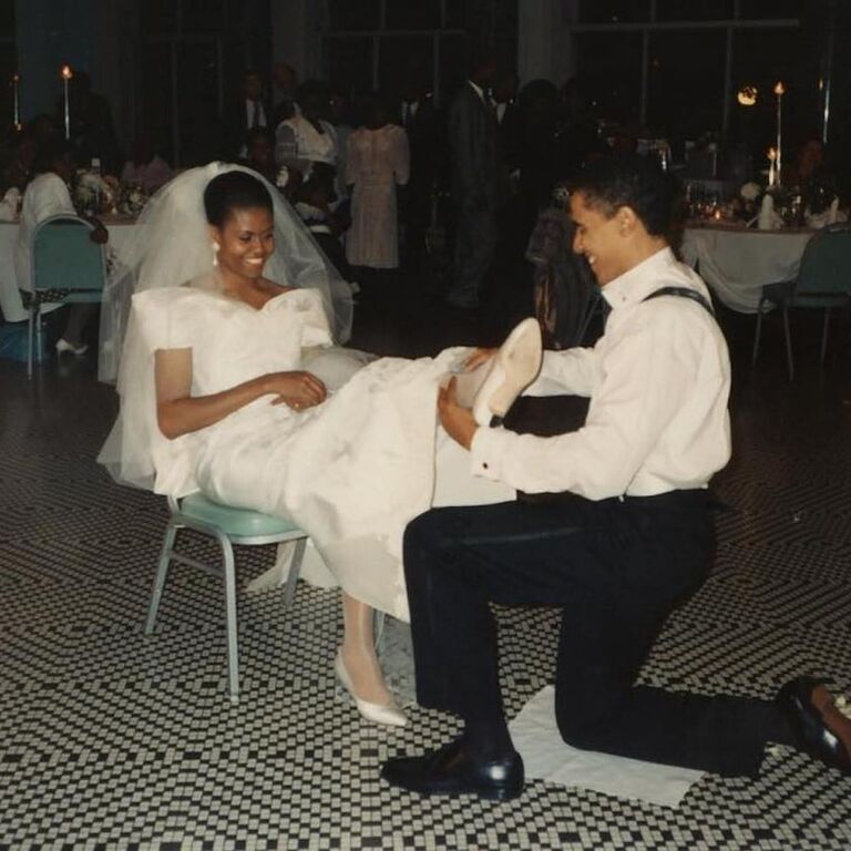 Michelle Obama's wedding dress