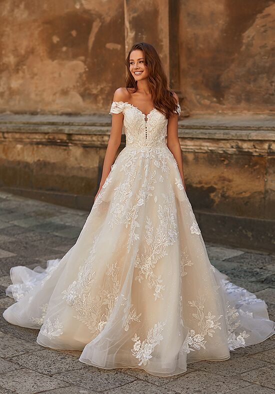 Moonlight Couture H1487 A-Line Wedding Dress - 1