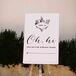 San Francisco's Jack & Ginger Studios crafted all the signs for the wedding day.
