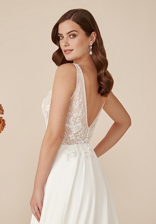 Justin Alexander Demi A-Line Wedding Dress - 2