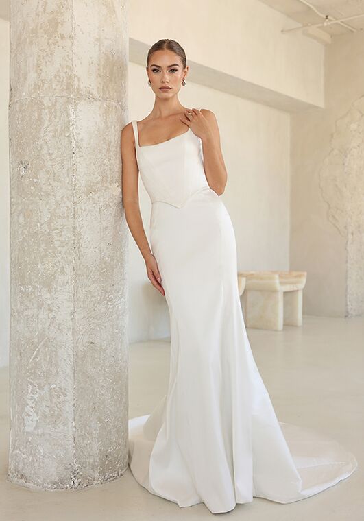 Martina Liana Luxe LE1394 Fit-and-Flare Wedding Dress - 2