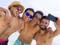 Bachelor Party and Mens Honeymoon Swimwear