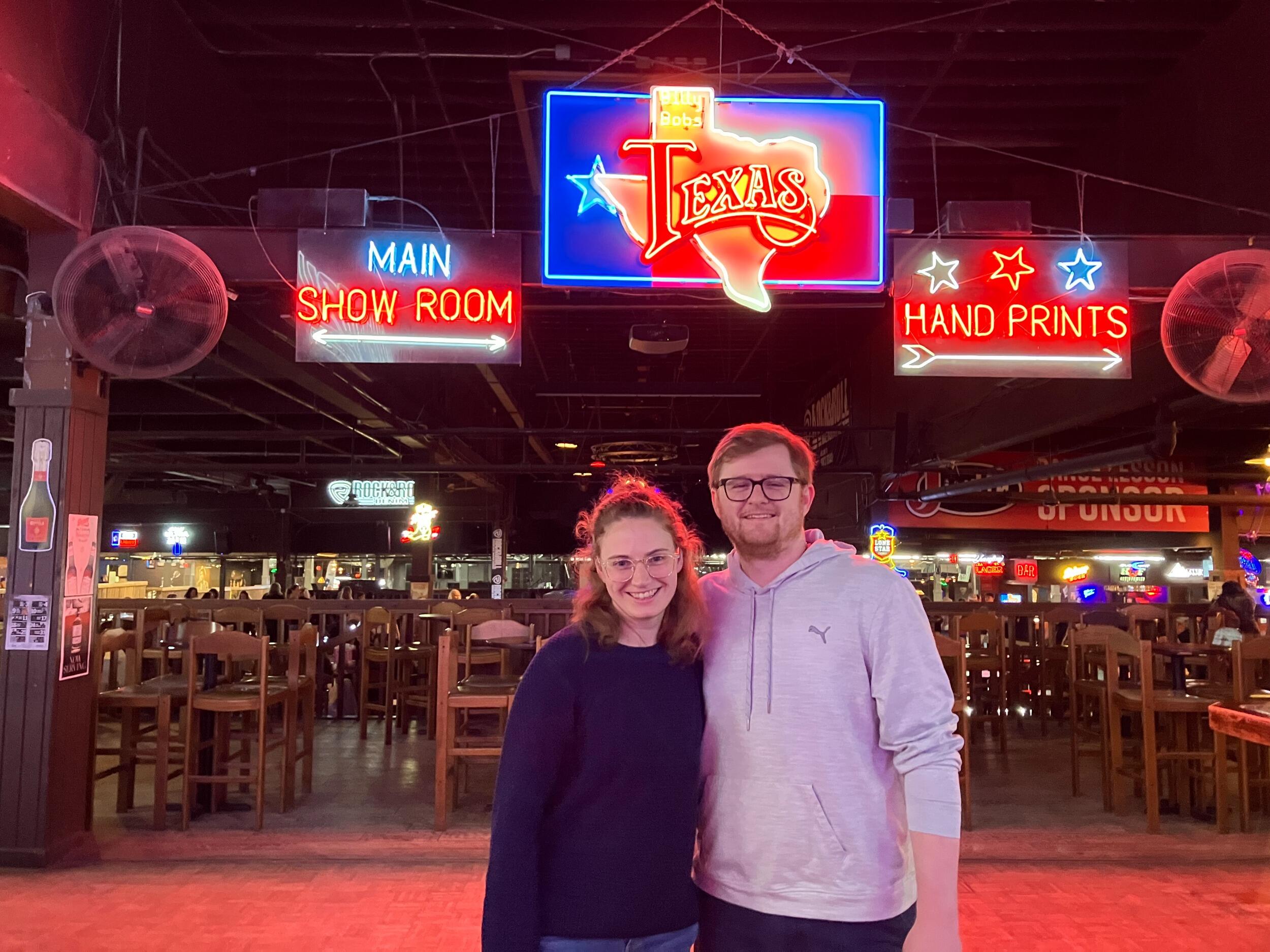 Katie slowly turned Cole from a Dallas Dude to a Fort Worth Fella...