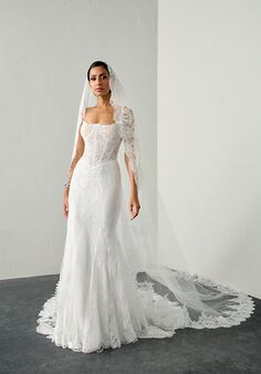 Justin Alexander Signature Valour Fit-and-Flare Wedding Dress