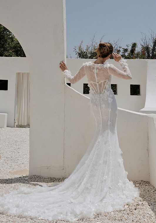 Martina Liana 1866 Fit-and-Flare Wedding Dress - 2