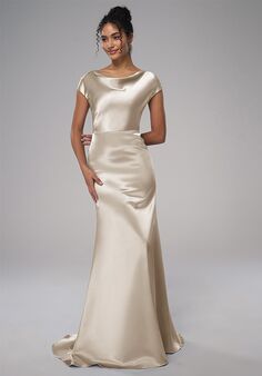 AW Bridal AW Louie Dress Scoop Bridesmaid Dress