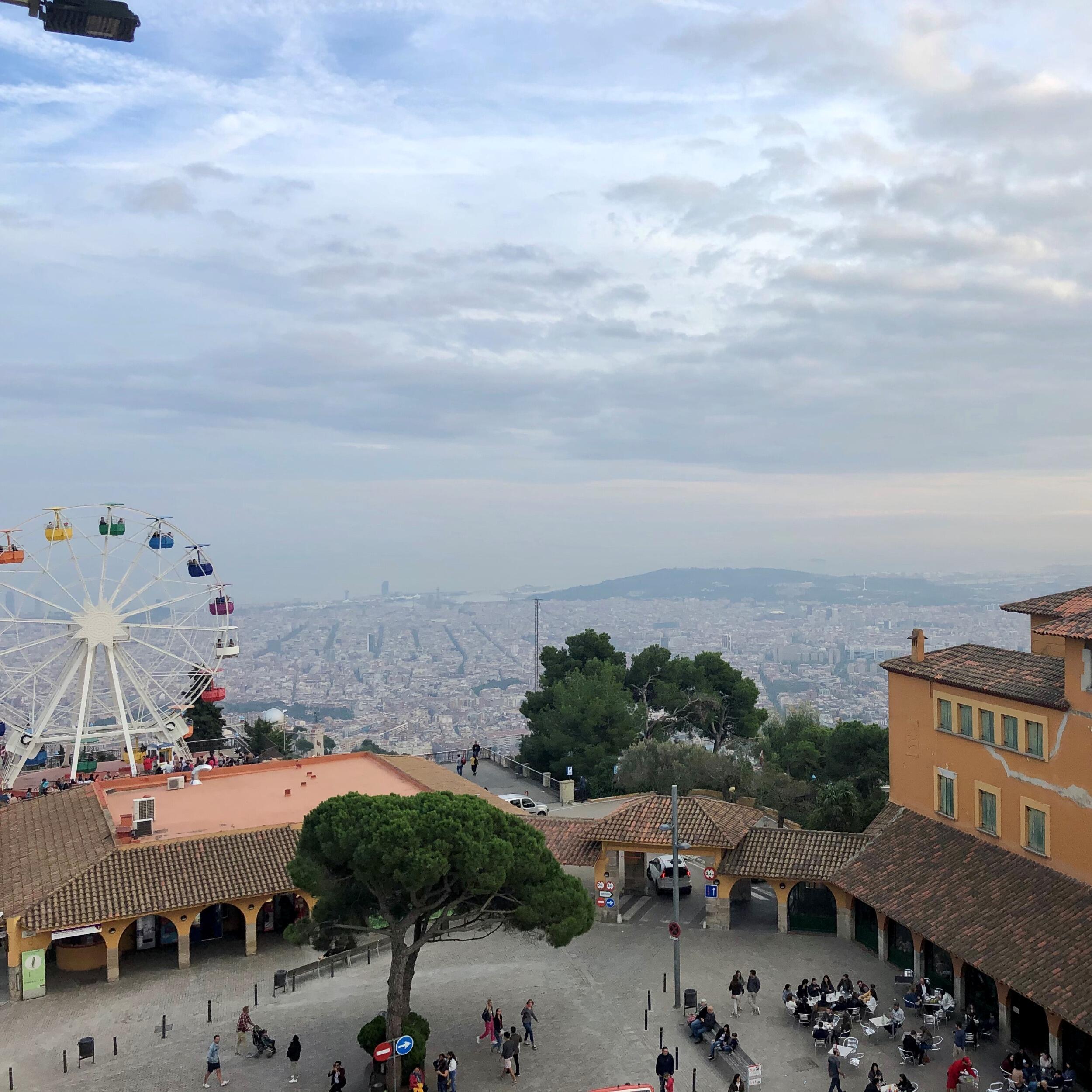 Made it official at Tibidabo Hill in Barcelona!