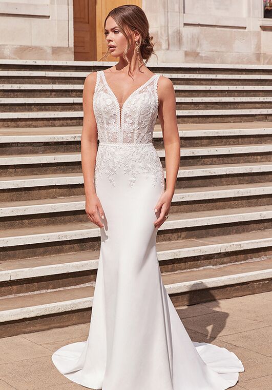 Adore by Justin Alexander Casey Fit-and-Flare Wedding Dress - 2