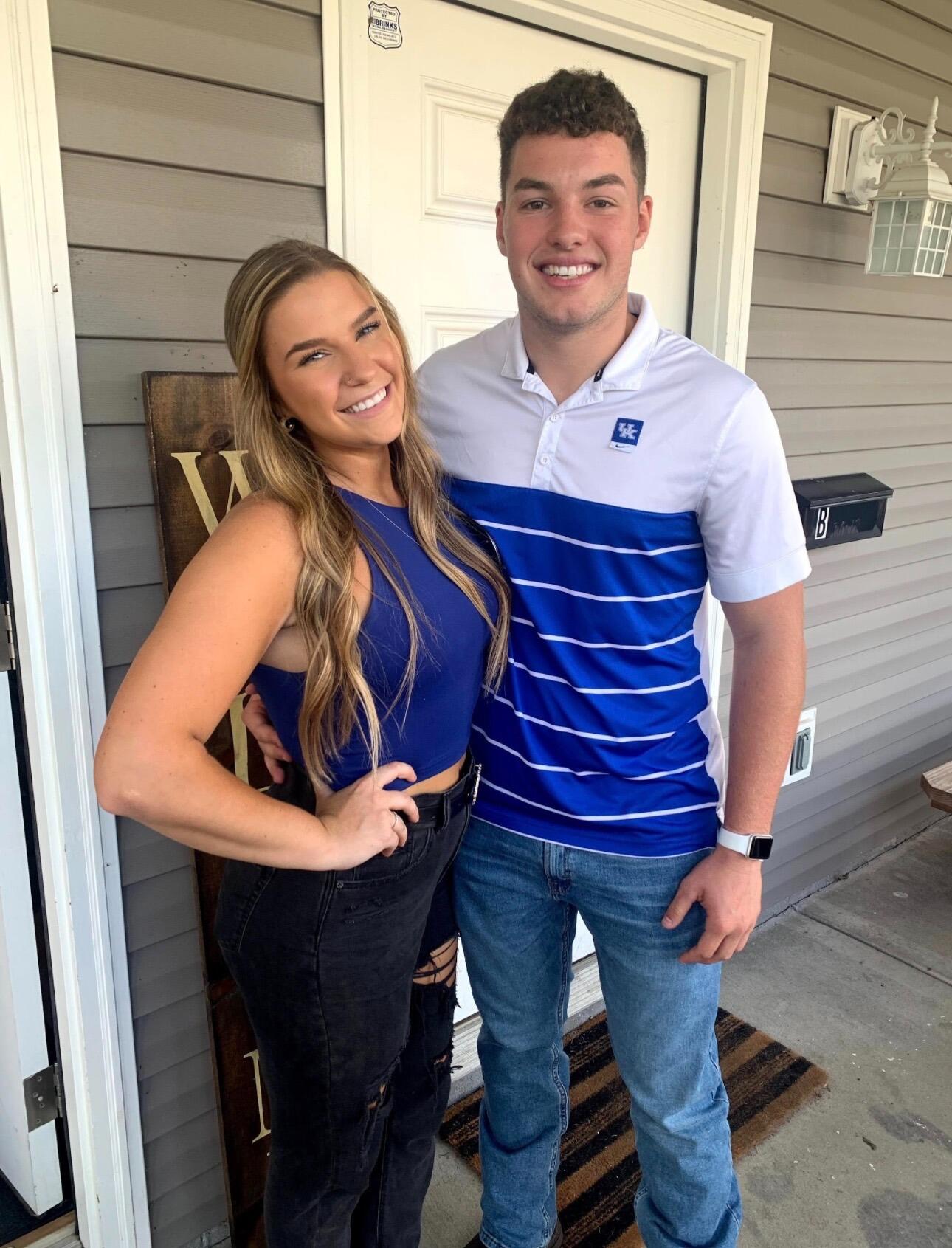 Once UK and UofL finally opened back up for students to return, every weekend was spent driving back and forth from Louisville to Lexington to see each other. Whether it was game days, 