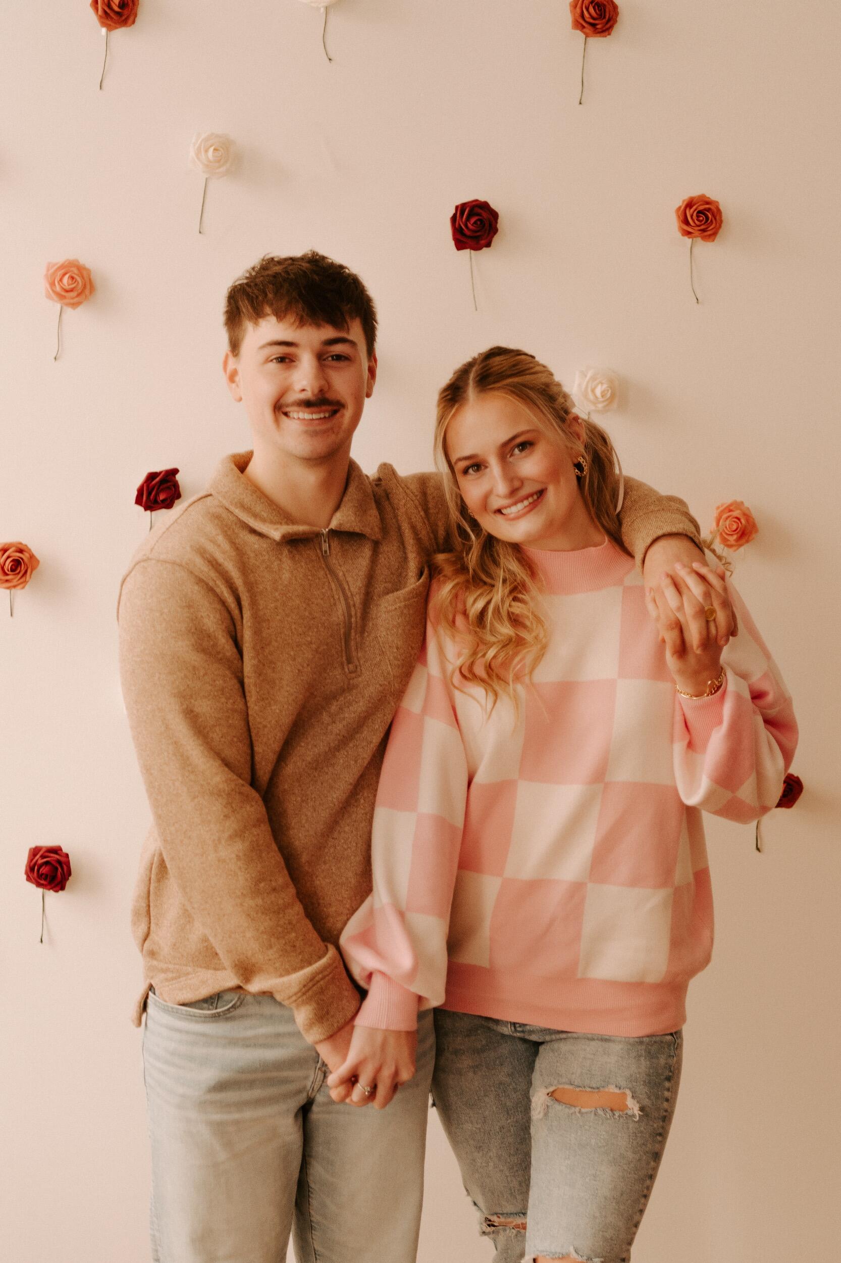 Wesley surprised Molly with V-day pictures 