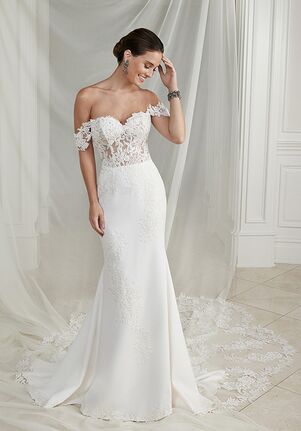 Justin Alexander Elyana Fit-and-Flare Wedding Dress