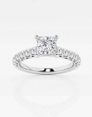 Grown Brilliance Princess Cut Engagement Ring