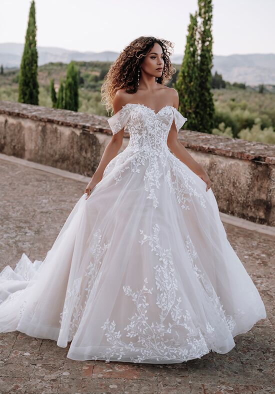 Abella Nasrin Ball Gown Wedding Dress - 1