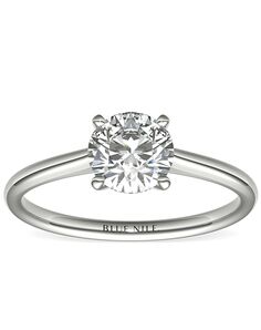 Blue Nile Round Cut Engagement Ring