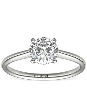 Blue Nile Round Cut Engagement Ring