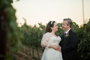 Lace Transparent Sleeves on Wedding Dress