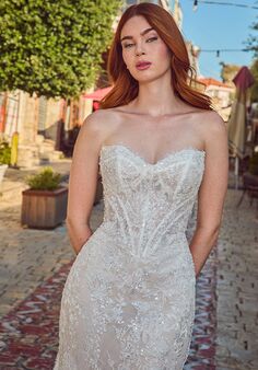 L'amour by Calla Blanche LA25118 Maggie Sheath Wedding Dress