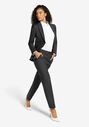 Generation Tux Women's Charcoal Suit Pantsuits and Separates Wedding Dress - thumbnail - 2