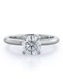 With Clarity Classic Princess, Asscher, Cushion, Emerald, Radiant, Round, Oval Cut Engagement Ring - thumbnail - 1