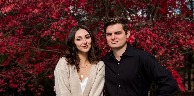 Merve & David Home Page Banner