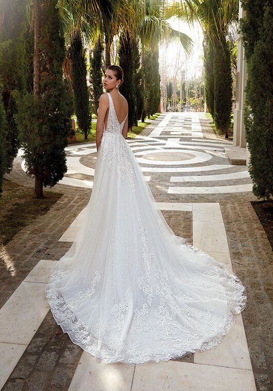 Demetrios 1201 A-Line Wedding Dress - 2