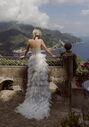 Amalfi Passion collection by Ricca Sposa Monica 24-029 Sheath Wedding Dress - thumbnail - 2