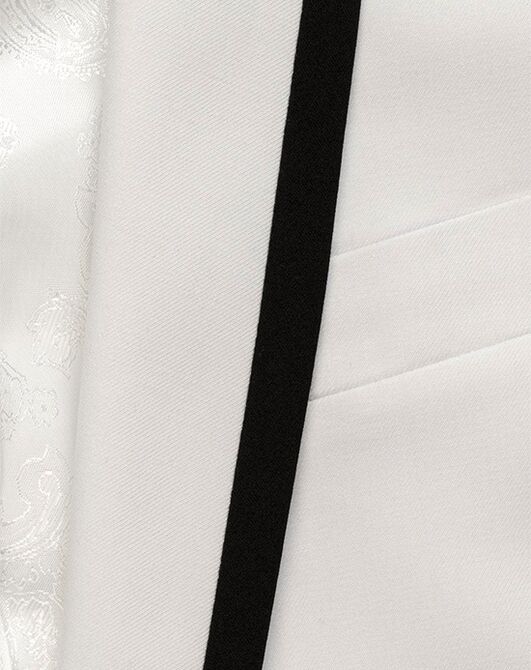 BLACKTIE XAVIER White Wedding Tuxedo White Tuxedo - 2