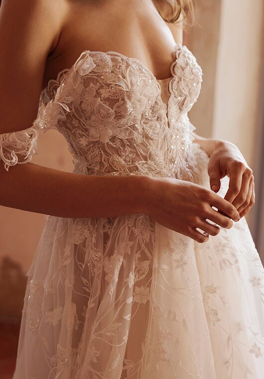 Endless Love collection by Ricca Sposa Santo 24-029(2) A-Line Wedding Dress - 2
