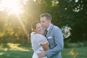 Casual Braided Bridal Updo
