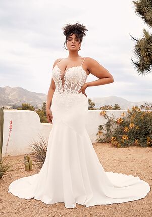 Beloved by Casablanca Bridal BL442C Fit-and-Flare Wedding Dress