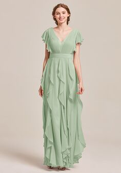 AW Bridal AW Vinnie Dress V-Neck Bridesmaid Dress