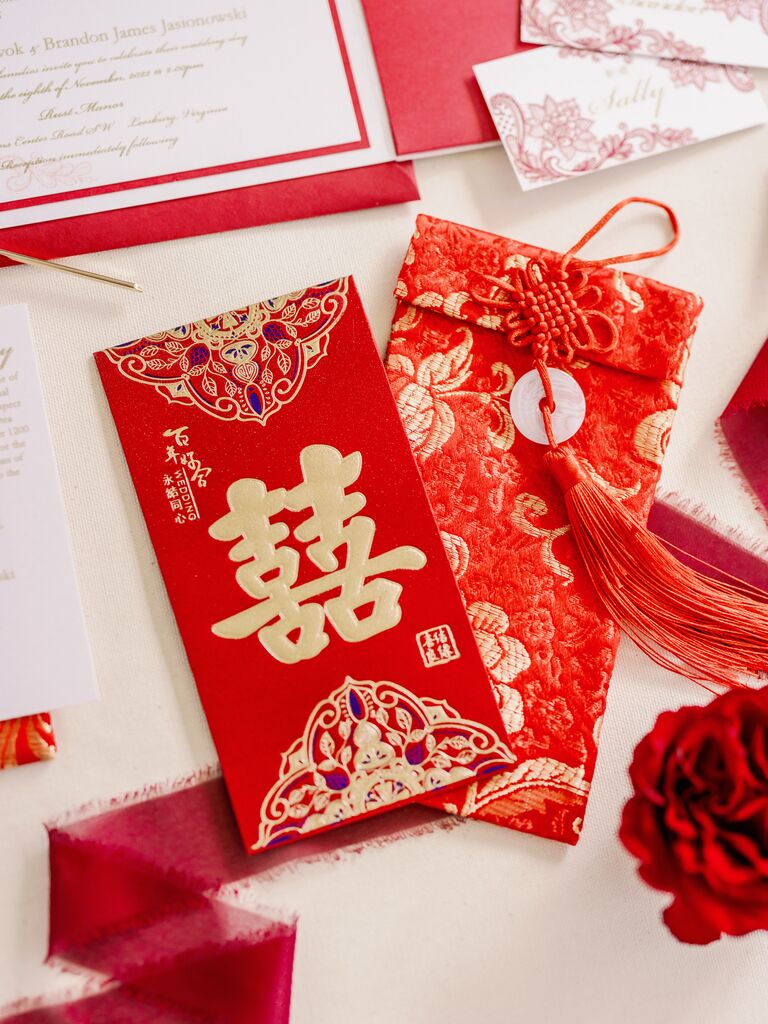Chinese wedding stationery