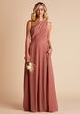 Birdy Grey Kira Dress in Desert Rose One Shoulder Bridesmaid Dress - thumbnail - 1