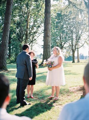 Private, Intimate Wedding Ceremony at Private Estate in Eugene, Oregon
