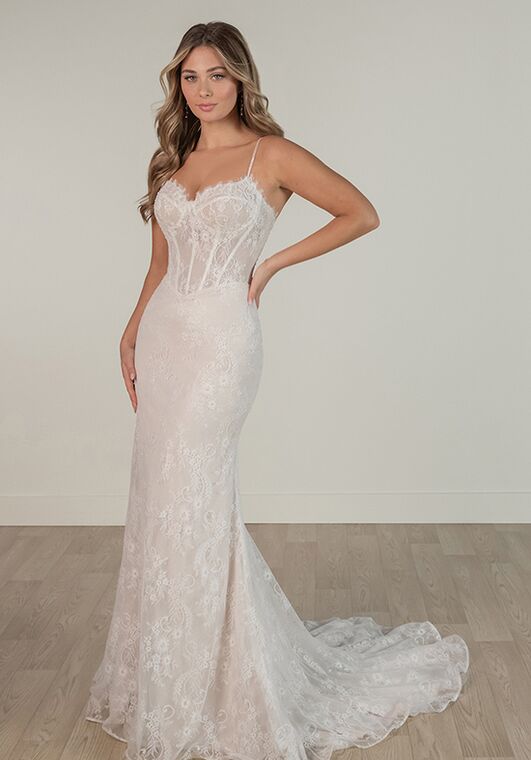 Stella York SY8122 Column Wedding Dress - 2