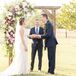 Rustic Wedding Ceremony with Wood Arch