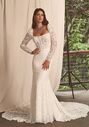 Lillian West 66280 Fit-and-Flare Wedding Dress - thumbnail - 2