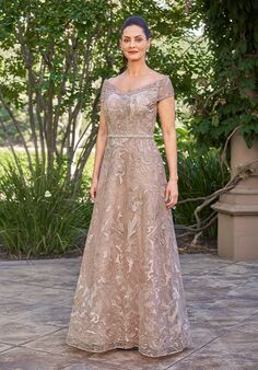 Jade Couture Mother of the Bride by Jasmine K258030 Champagne Mother Of The Bride Dress