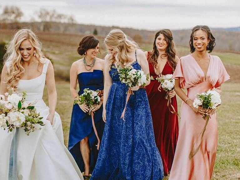 Bridesmaid half updo