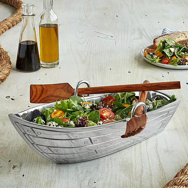 Boat-Shaped Bowl from Uncommon Goods for your 16th wedding anniversary dinner