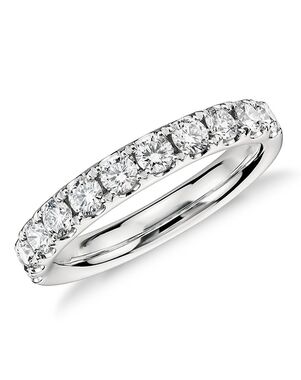 Blue Nile 601150P03 Platinum Wedding Ring