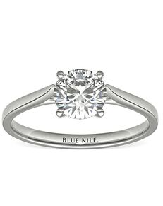 Blue Nile Round Cut Engagement Ring
