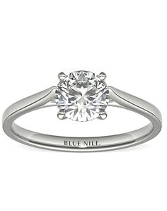 Blue Nile Round Cut Engagement Ring