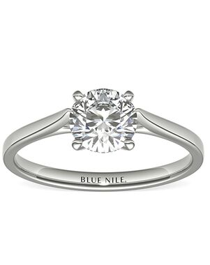 Blue Nile Round Cut Engagement Ring